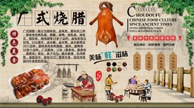 广式烧腊背景墙