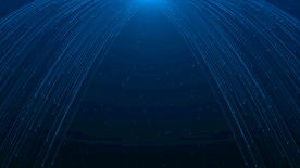 4k瀑布线条粒子舞台背景AE