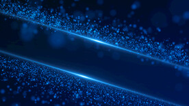 蓝色粒子动画背景AE模板