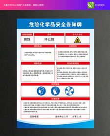 危险化学品安全告知牌