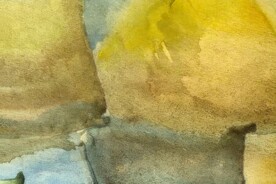 创意水彩抽象艺术画水彩晕染