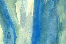 创意水彩抽象艺术画水彩晕染