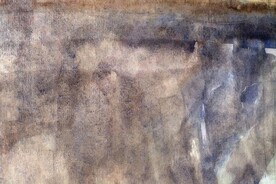 创意水彩抽象艺术画水彩晕染