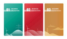 国家电网电力插画线描图 