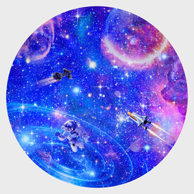 蓝色星空软膜