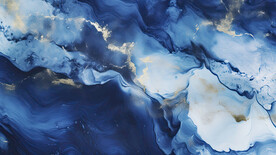 蓝色渐变金线大理石