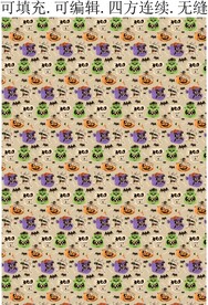 恐怖万圣节图案