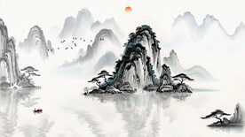 水墨装饰背景墙