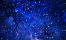 蓝色宇宙星空背景