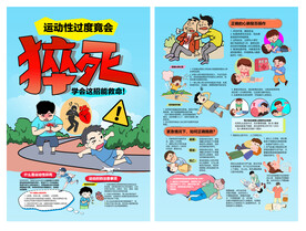 运动性猝死宣传单