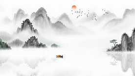 新中式简约水墨意境