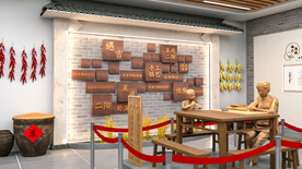 遇吉展厅主题墙