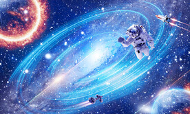 宇宙星空太空人
