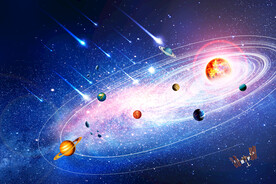 星空流星太阳系