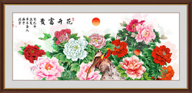 花开富贵牡丹画