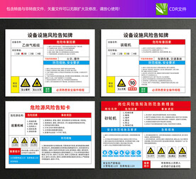 设备设施风险告知牌