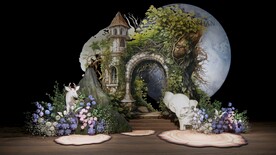 森系婚礼su模型