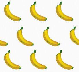 香蕉墙布图案