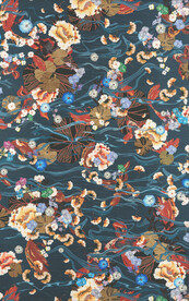 美式墙布数码图案