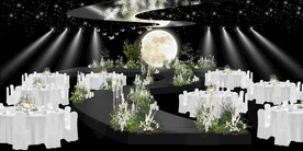 白绿森系婚礼效果图