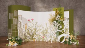 白绿婚礼su模型