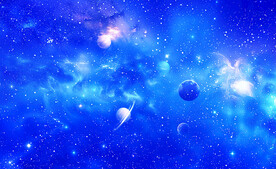 蓝色星空