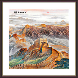 中堂山水画