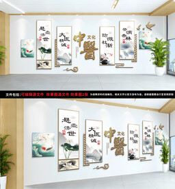 中医医院文化墙