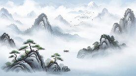 禅意风景图