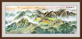 万里长城国画