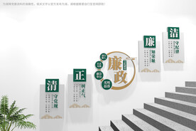 廉政楼梯文化墙