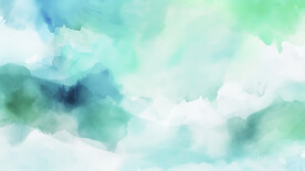 绿色水彩水墨背景