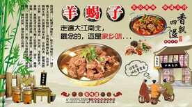 羊蝎子背景墙