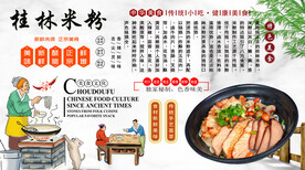 桂林米粉背景墙