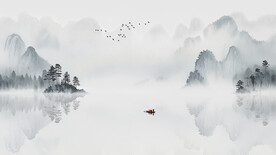 水墨山水意境