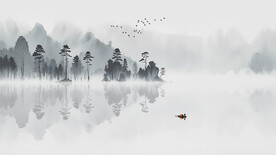 新中式水墨山水