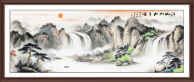 大厅山水画