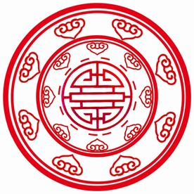 国潮国风万寿无疆如意图纹