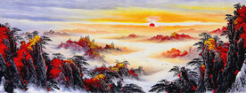 客厅风景山水画