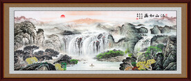 大厅山水画