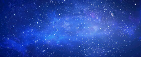 巨幅蓝色星空背景