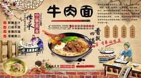 牛肉面背景墙