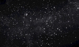 黑色星空背景图