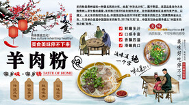 羊肉粉背景墙