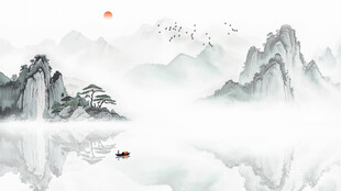 禅境水墨装饰画