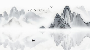 意境水墨风背景