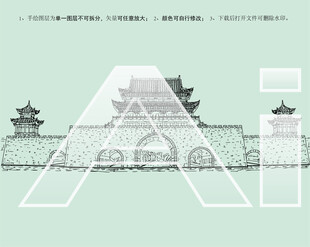 曲靖南城门广场