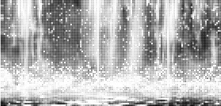 圆点激光镂空瀑布