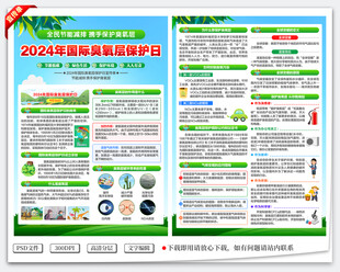 臭氧层保护日宣传单