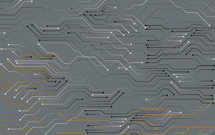 灰色科技线条电视背景墙